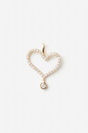 オールニーク/ALLNIQUEの【Playful Moko Kobayashi】Heart ダイヤモンド チャーム(150700/150701)