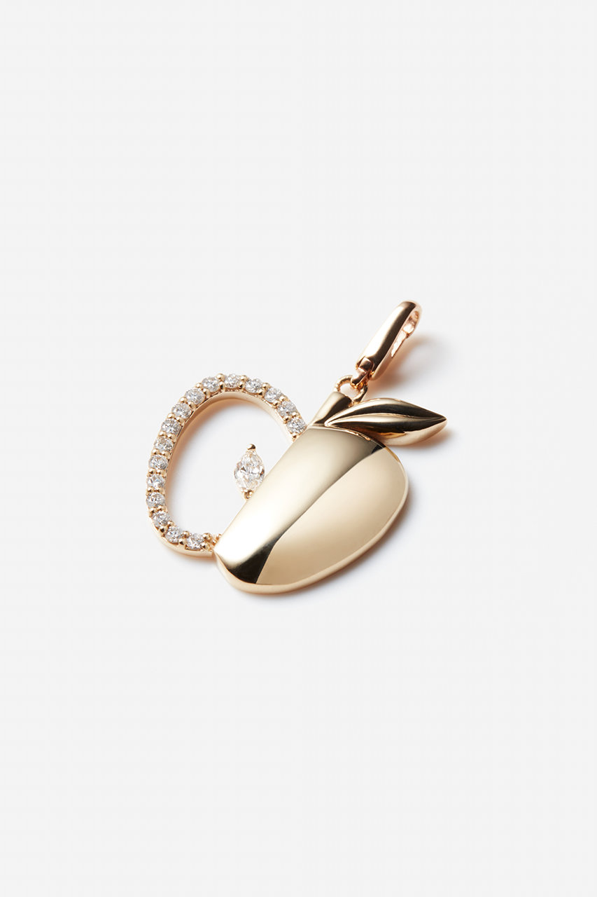 送料関税込【AMY O】Opal Pineapple Charm チャーム (2色)国内発 ALLNIQUE(オールニーク)｜【Playful Moko Kobayashi】Apple