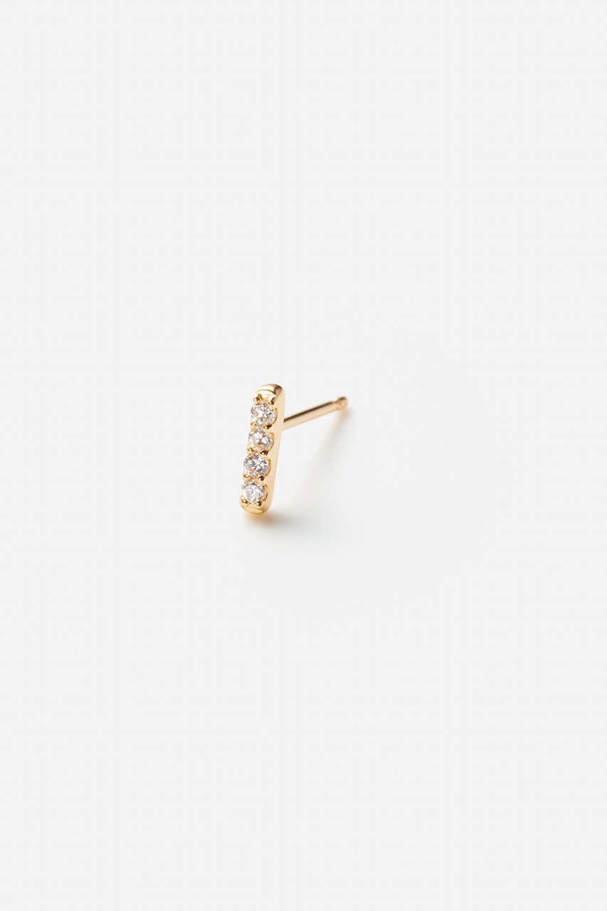 ALLNIQUE(オールニーク)｜Linear Bar small ダイヤモンド ピアス