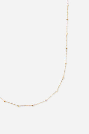 オールニーク/ALLNIQUEのChain Beadsネックレス