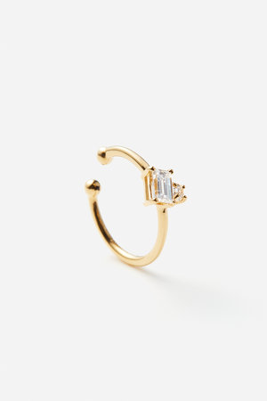 オールニーク/ALLNIQUEの【Connect TOMOKO FURUSAWA】Baguette A ダイヤモンド イヤーカフ（片耳用）