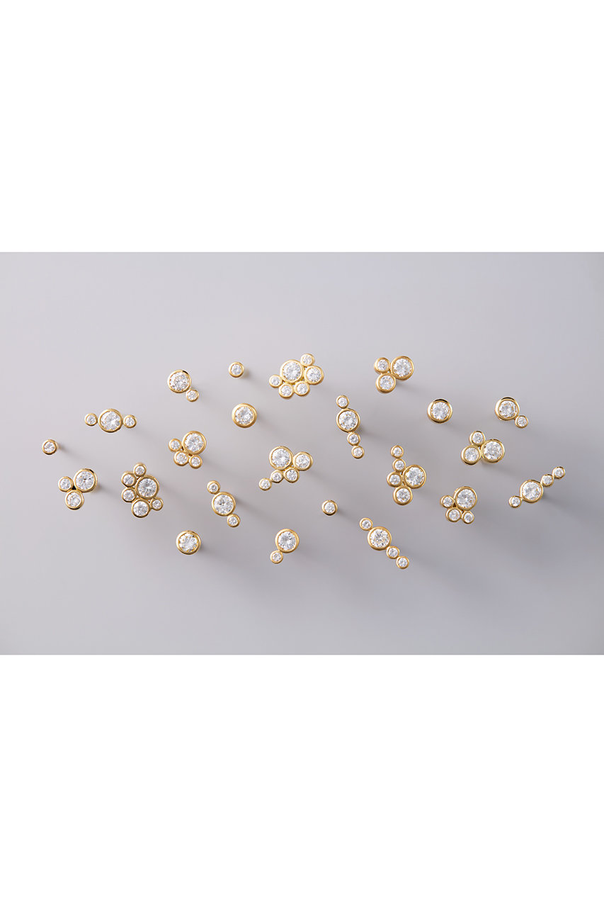 ALLNIQUE(オールニーク)｜Pieces Petit 1粒ダイヤモンド ピアス