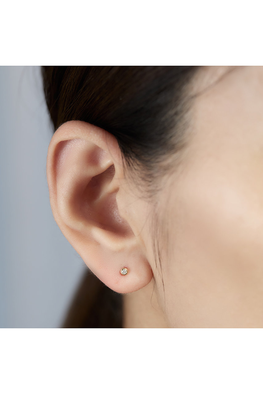 ALLNIQUE(オールニーク)｜Pieces Petit 1粒ダイヤモンド ピアス S