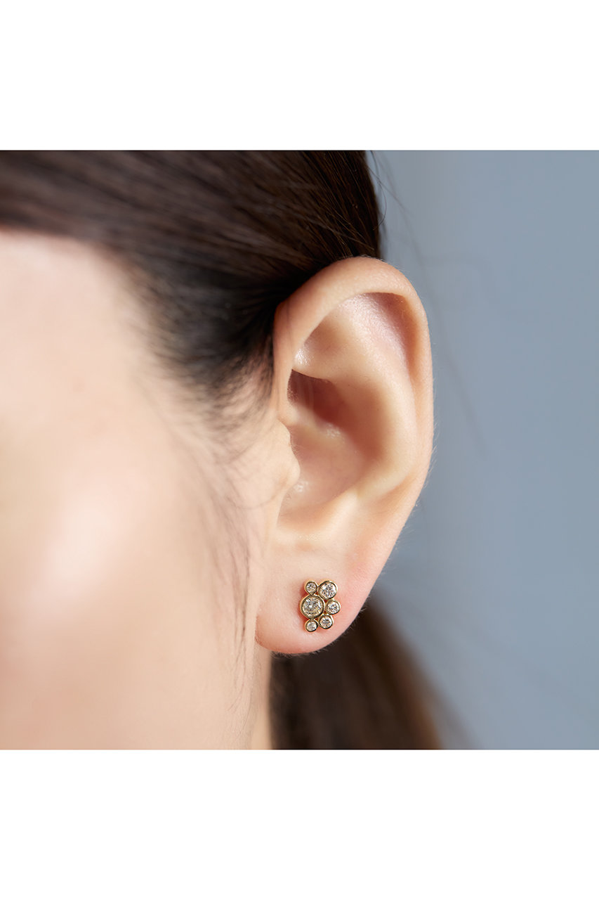 ALLNIQUE(オールニーク)｜Pieces Petit ダイヤモンド ピアス（片耳用