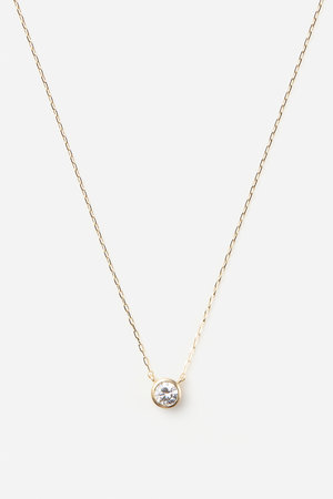 オールニーク/ALLNIQUEのPieces Petit 1粒ダイヤモンド ネックレス(150200/150201)