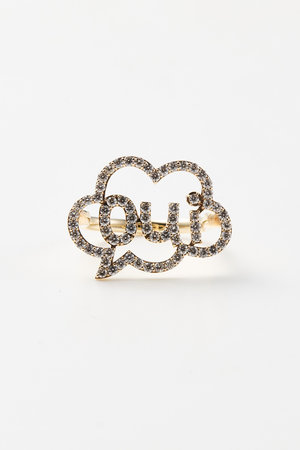 オールニーク/ALLNIQUEの【受注生産】【Playful Moko Kobayashi】 Oui ダイヤモンド リング(150400/150401)