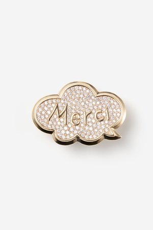 オールニーク/ALLNIQUEの【受注生産】【Playful Moko Kobayashi】 Merci ダイヤモンド ブローチ&チャーム（2WAY）(150500/150502)