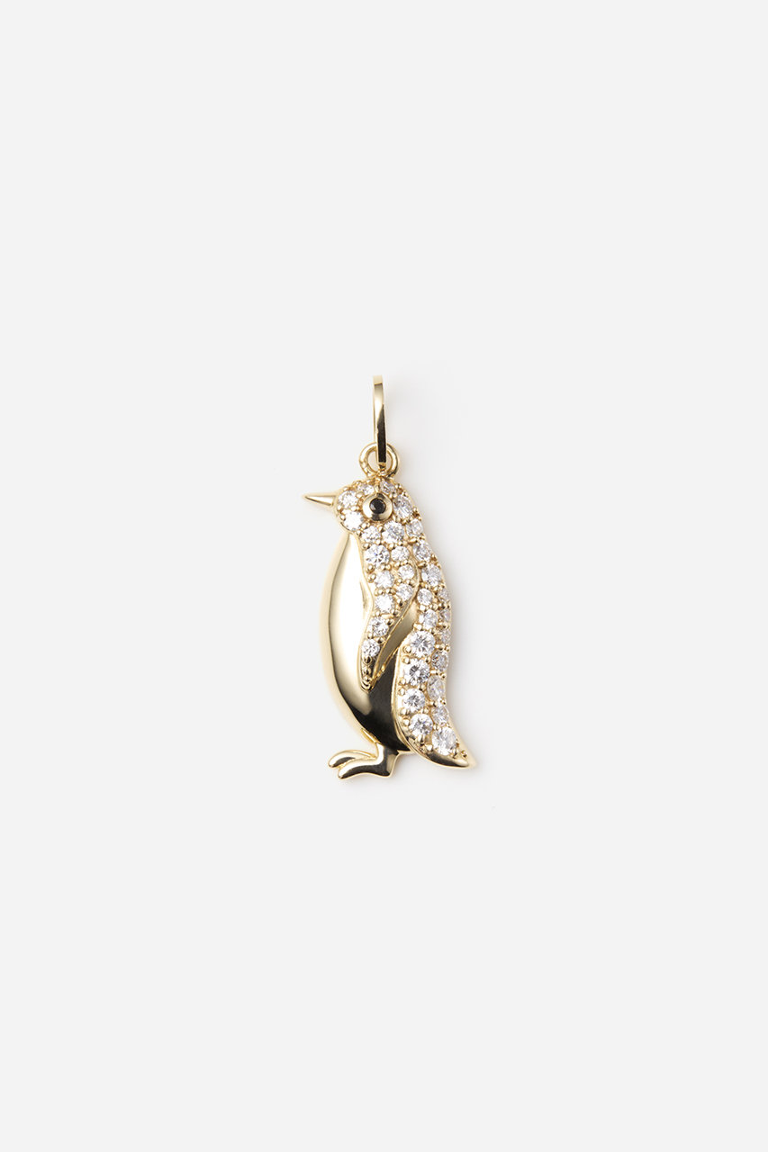 ALLNIQUE 【Playful Moko Kobayashi】 Penguin ダイヤモンド チャーム (イエローゴールド, F) オールニーク ELLE SHOP ALLNIQUE 【Playful Moko Kobayashi】 Penguin ダイヤモンド チャーム (イエローゴールド, F) オールニーク ELLE SHOP