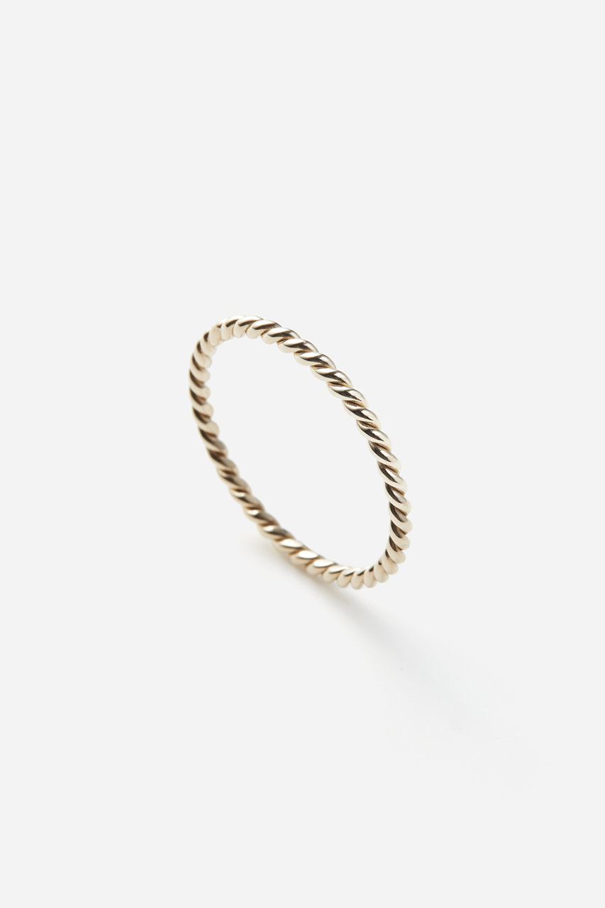 ALLNIQUE Layered Screw リング (イエローゴールド, 13号) オールニーク ELLE SHOP ALLNIQUE Layered Screw リング (イエローゴールド, 13号) オールニーク ELLE SHOP