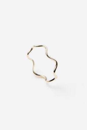 オールニーク/ALLNIQUEのLayered Billow リング(150400/150401)