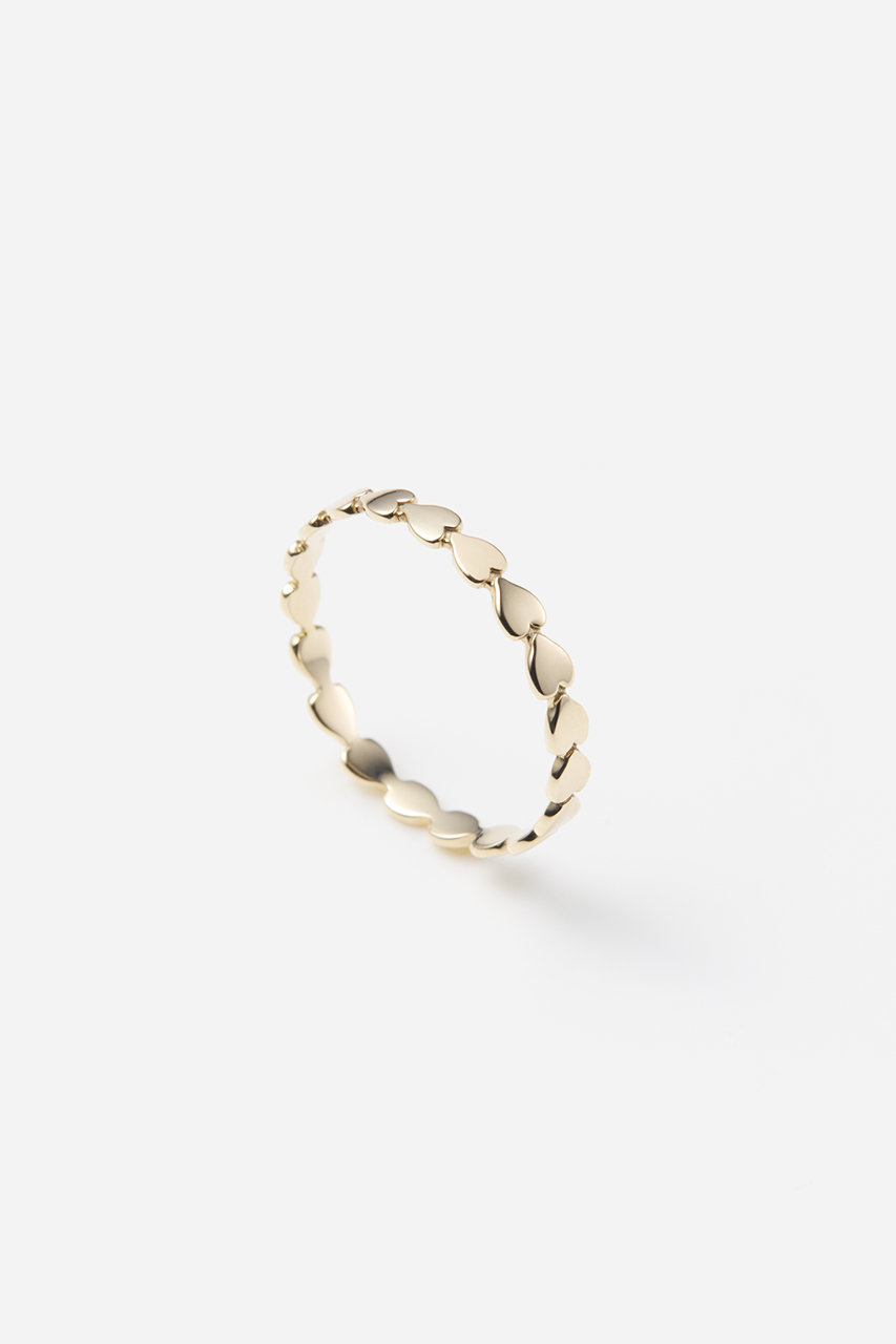 ALLNIQUE Layered Heart line リング (イエローゴールド, 13号) オールニーク ELLE SHOP ALLNIQUE Layered Heart line リング (イエローゴールド, 13号) オールニーク ELLE SHOP