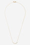 Linear Smile short ダイヤモンド ネックレス オールニーク/ALLNIQUE