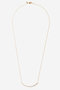 Linear Smile long ダイヤモンド ネックレス オールニーク/ALLNIQUE