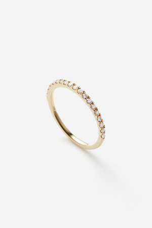 オールニーク/ALLNIQUEのLinear Eternity ダイヤモンド リング(150400/150401)