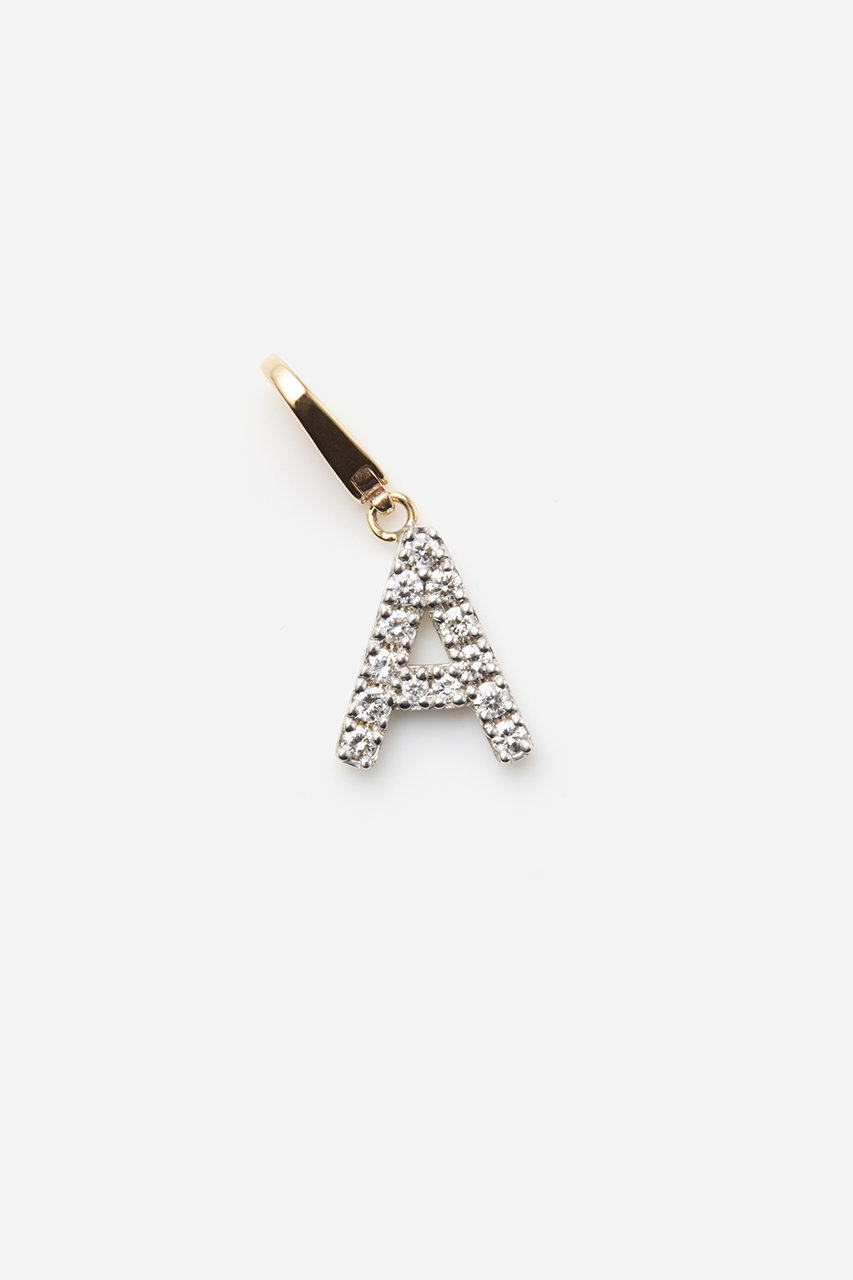 ALLNIQUE Symbol アルファベット ダイヤモンド チャーム (A, F) オールニーク ELLE SHOP ALLNIQUE Symbol アルファベット ダイヤモンド チャーム (A, F) オールニーク ELLE SHOP