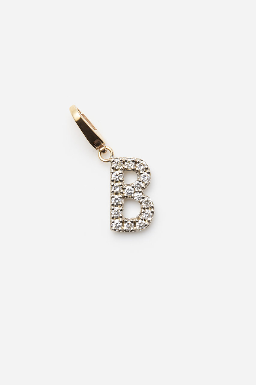 ALLNIQUE Symbol アルファベット ダイヤモンド チャーム (B, F) オールニーク ELLE SHOP ALLNIQUE Symbol アルファベット ダイヤモンド チャーム (B, F) オールニーク ELLE SHOP
