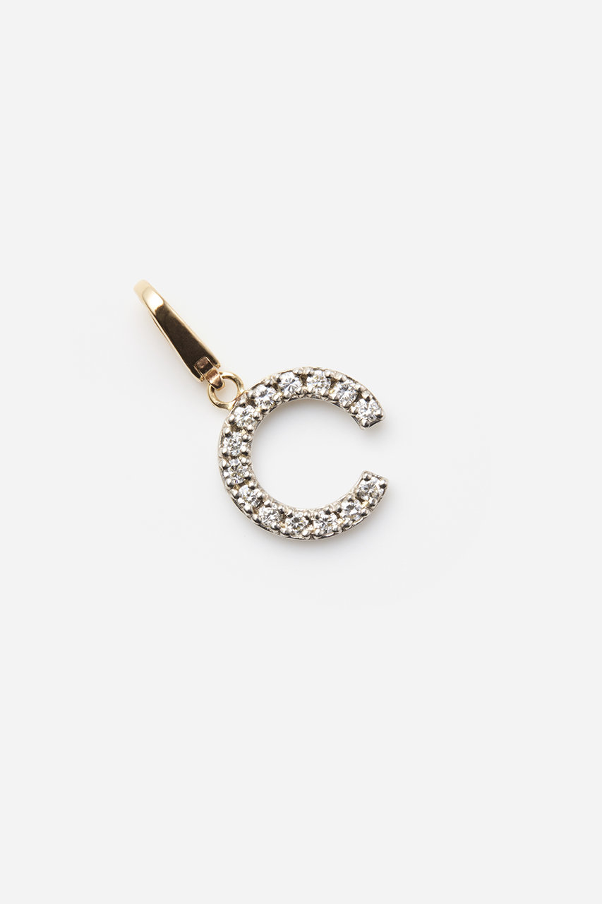 ALLNIQUE Symbol アルファベット ダイヤモンド チャーム (C, F) オールニーク ELLE SHOP ALLNIQUE Symbol アルファベット ダイヤモンド チャーム (C, F) オールニーク ELLE SHOP