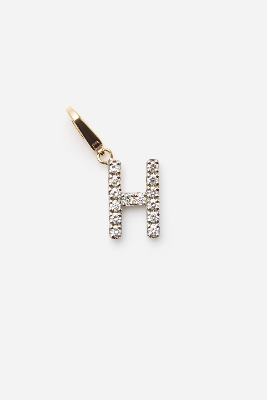 ALLNIQUE Symbol アルファベット ダイヤモンド チャーム (H, F) オールニーク ELLE SHOP ALLNIQUE Symbol アルファベット ダイヤモンド チャーム (H, F) オールニーク ELLE SHOP