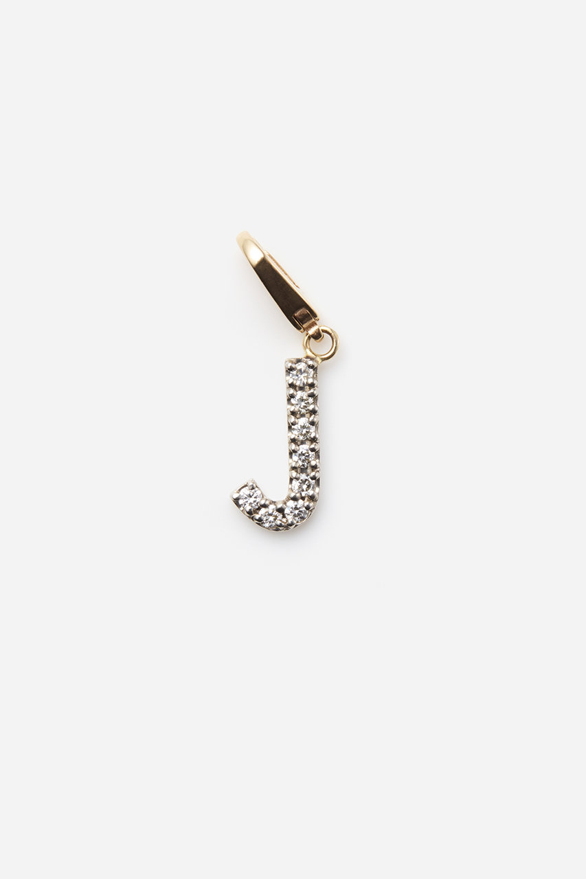 ALLNIQUE Symbol アルファベット ダイヤモンド チャーム (J, F) オールニーク ELLE SHOP ALLNIQUE Symbol アルファベット ダイヤモンド チャーム (J, F) オールニーク ELLE SHOP