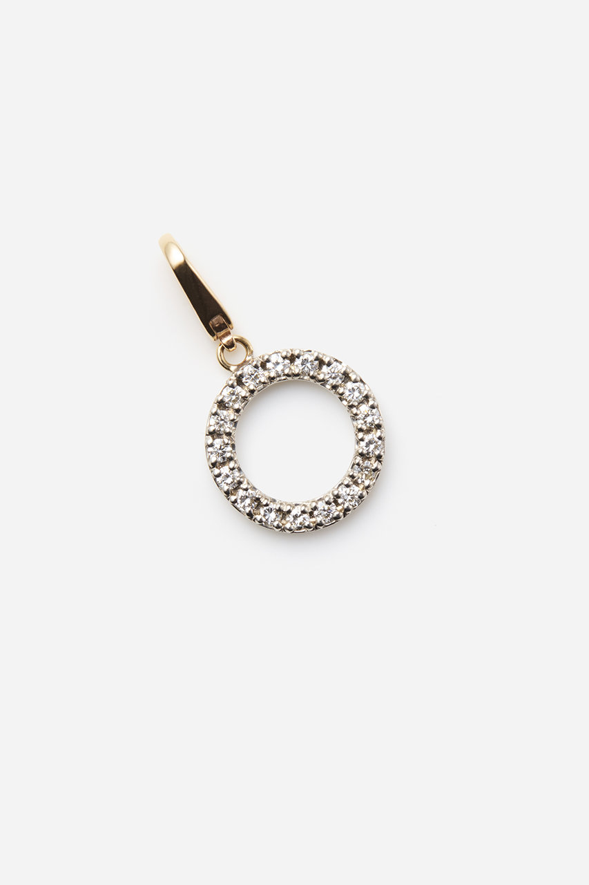 ALLNIQUE Symbol アルファベット ダイヤモンド チャーム (O, F) オールニーク ELLE SHOP ALLNIQUE Symbol アルファベット ダイヤモンド チャーム (O, F) オールニーク ELLE SHOP