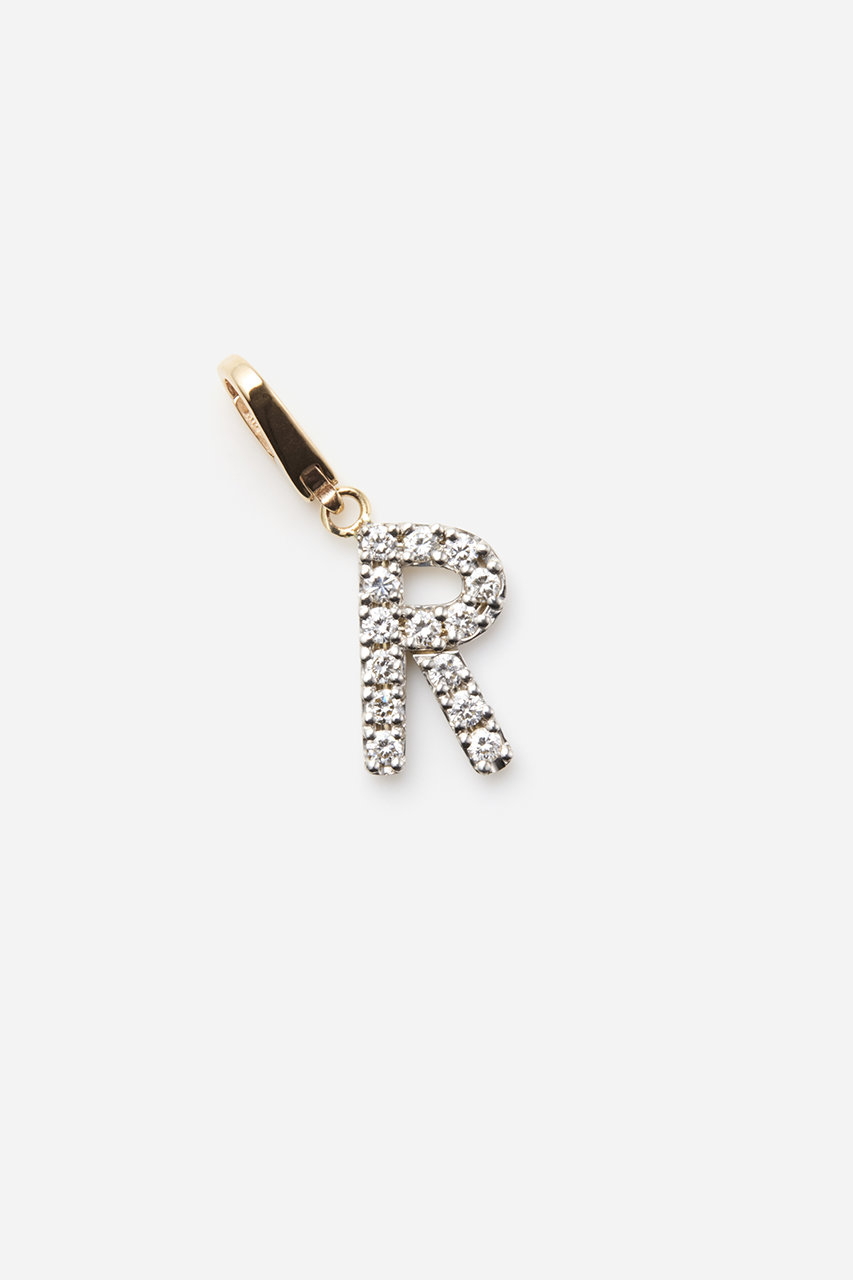 ALLNIQUE Symbol アルファベット ダイヤモンド チャーム (R, F) オールニーク ELLE SHOP ALLNIQUE Symbol アルファベット ダイヤモンド チャーム (R, F) オールニーク ELLE SHOP