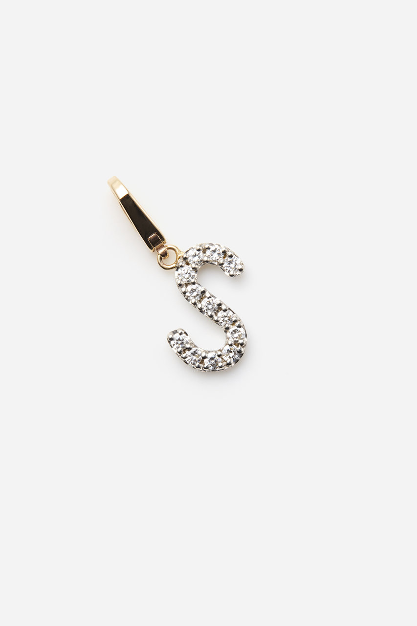 ALLNIQUE Symbol アルファベット ダイヤモンド チャーム (S, F) オールニーク ELLE SHOP ALLNIQUE Symbol アルファベット ダイヤモンド チャーム (S, F) オールニーク ELLE SHOP