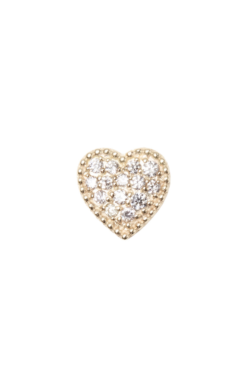 オールニーク/ALLNIQUEのSymbol Haert ピアス(イエローゴールド/AQP0079Y0)