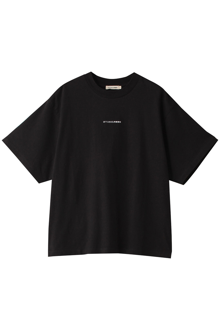 スタジオアールスリーサーティー/STUDIO R330のロゴボックスTシャツ(ブラック/TE23196-IT)