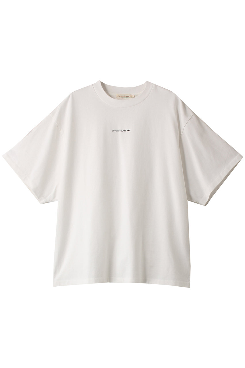 スタジオアールスリーサーティー/STUDIO R330のロゴボックスTシャツ(ホワイト/TE23196-IT)