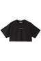 ロゴクロップドTシャツ スタジオアールスリーサーティー/STUDIO R330 ブラック