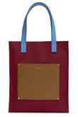 Leather Pocket キャンバストートバッグ