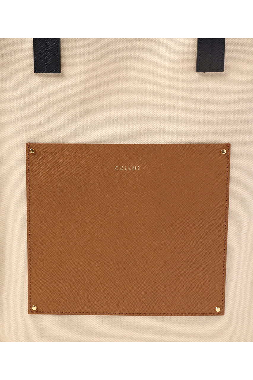 CULLNI(クルニ)｜【UNISEX】Leather Pocket キャンバス