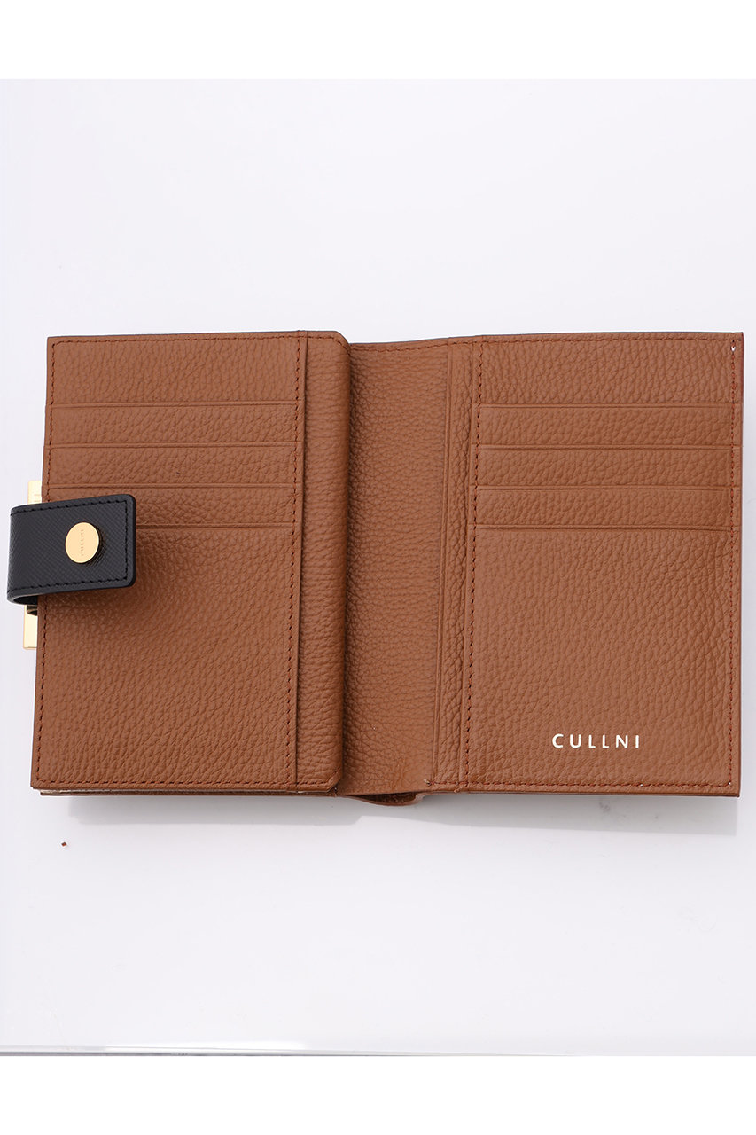 CULLNI(クルニ)｜Leather Wallet With A Clasp/シナモン の通販