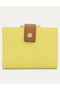 Leather Wallet With A Clasp クルニ/CULLNI イエロー
