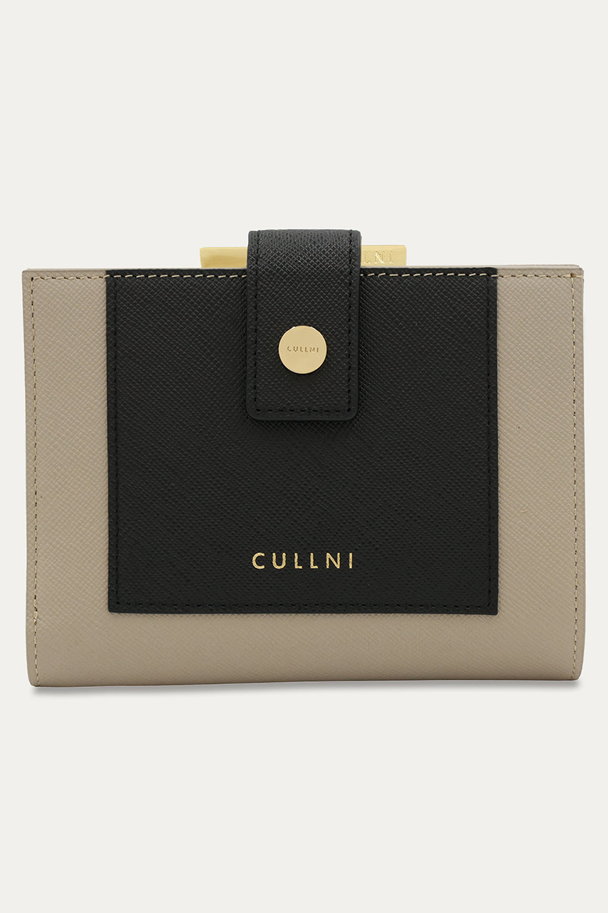 CULLNI Leather Combination ウォレット with A Clasp (グレー, ONESIZE) クルニ ELLE SHOP CULLNI Leather Combination ウォレット with A Clasp (グレー, ONESIZE) クルニ ELLE SHOP