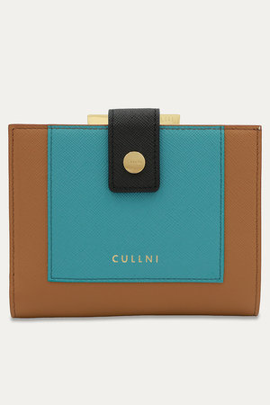 クルニ/CULLNIのLeather Combination ウォレット with A Clasp(120700/120701)