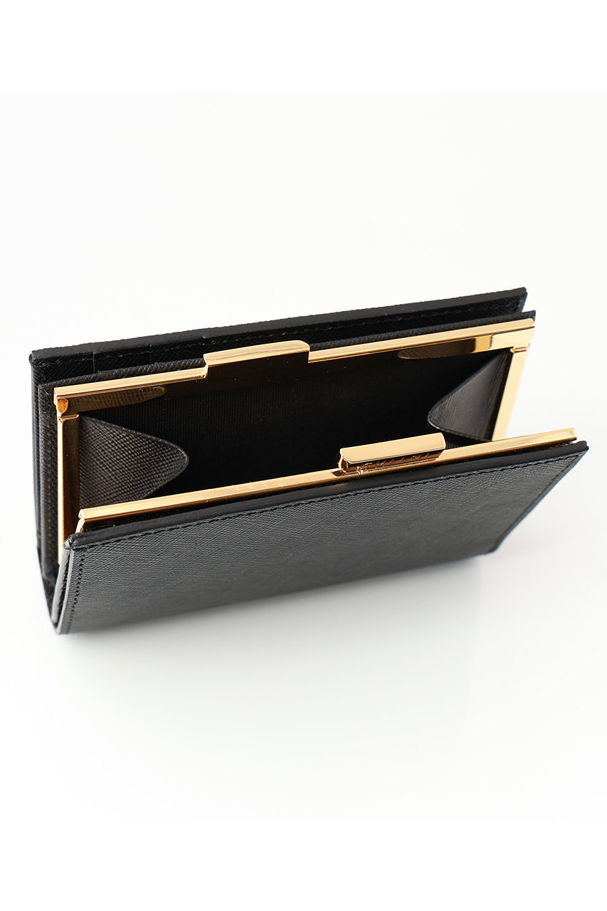 CULLNI(クルニ)｜Leather ミニウォレット with A Clasp/ブラック の