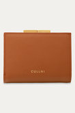 Leather ミニウォレット with A Clasp