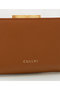 Leather ミニウォレット with A Clasp クルニ/CULLNI