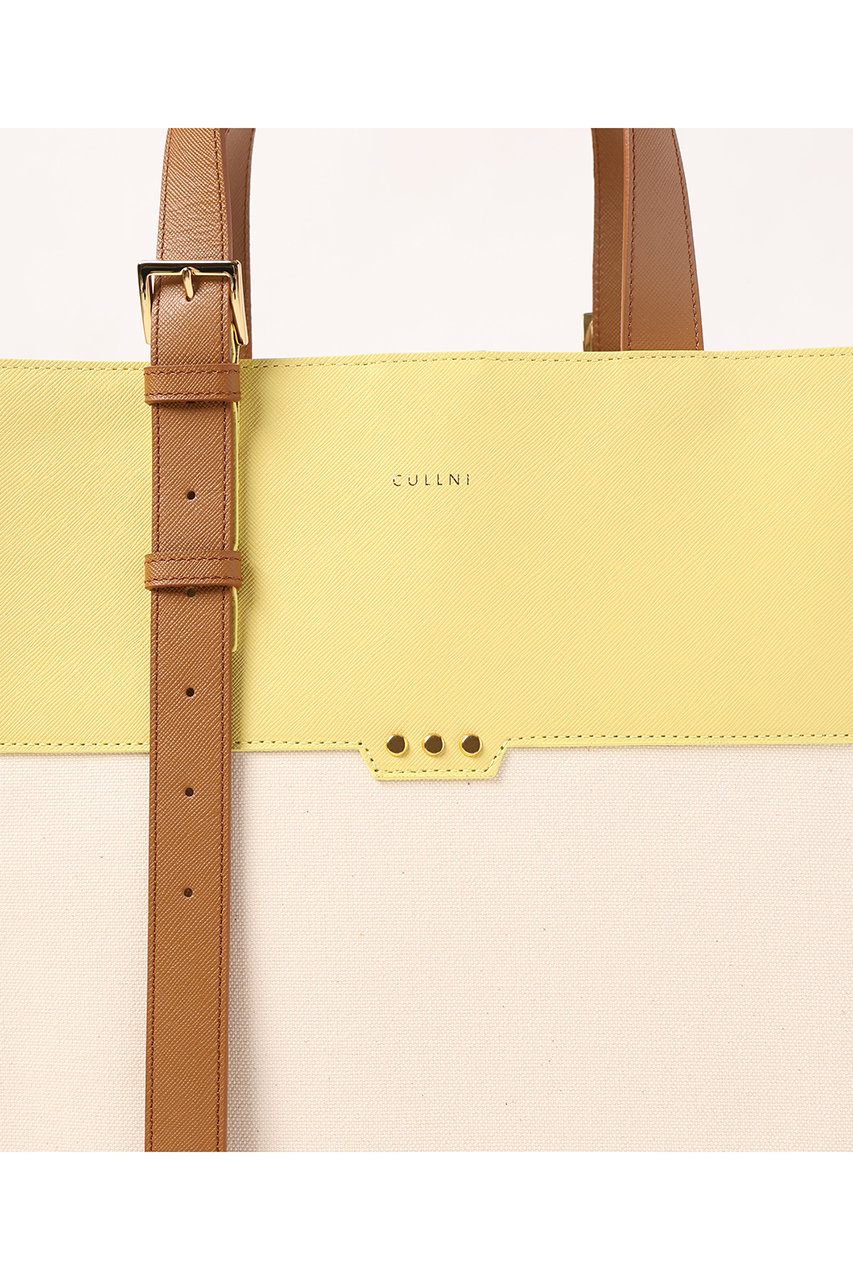 CULLNI(クルニ)｜Belt Handle Leather ＆ Canvas Combination