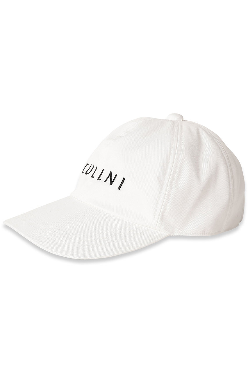 クルニ/CULLNIの【UNISEX】CULLNI ロゴ エンブロイダリー キャップ(ホワイト/CP-018)