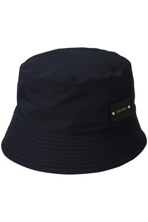 クルニ/CULLNIのChino レザーエンブレムハット(140200/140201)