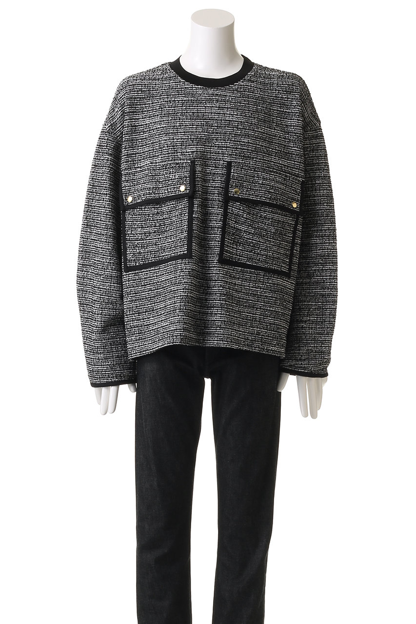 CULLNI(クルニ)｜【UNISEX】Boucle Yarn トリミング ビッグポケット 
