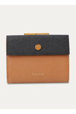 Leather Flap ミニウォレット With A Clasp