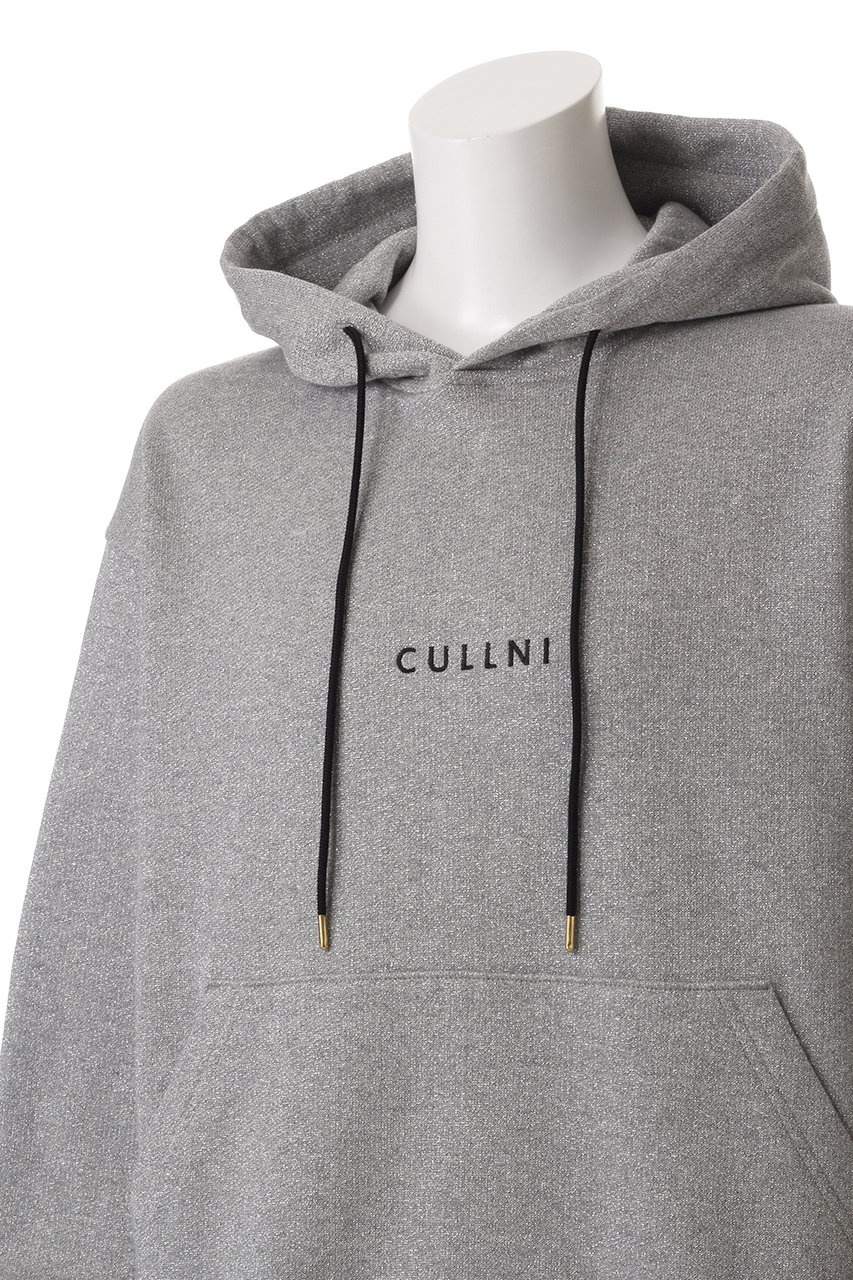 【即完売品✨】CULLNI クルニ センター刺繍ロゴパーカー サイドスリット 黒 2_000000009210.jpg?1725867398