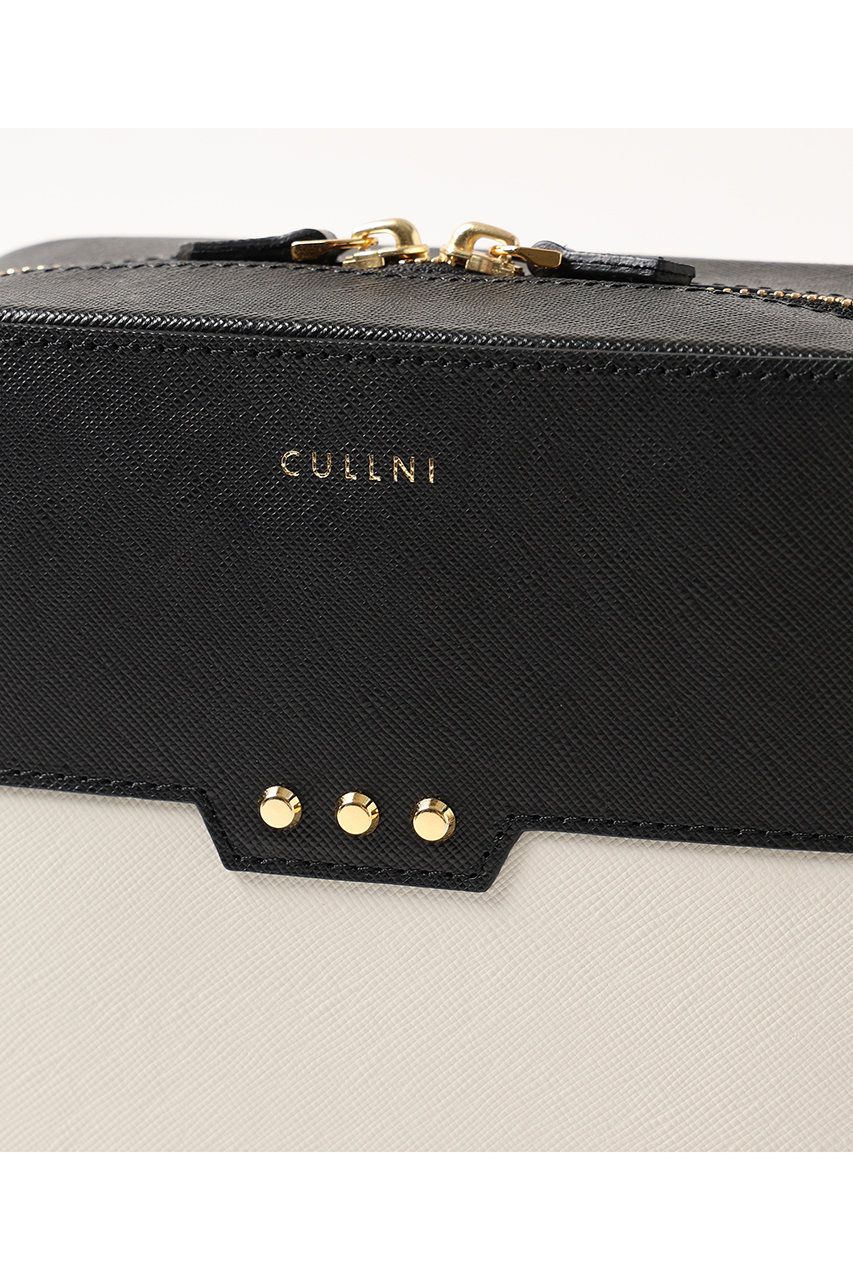 CULLNI(クルニ)｜Square Leather ショルダーバッグ/マッシュルーム の
