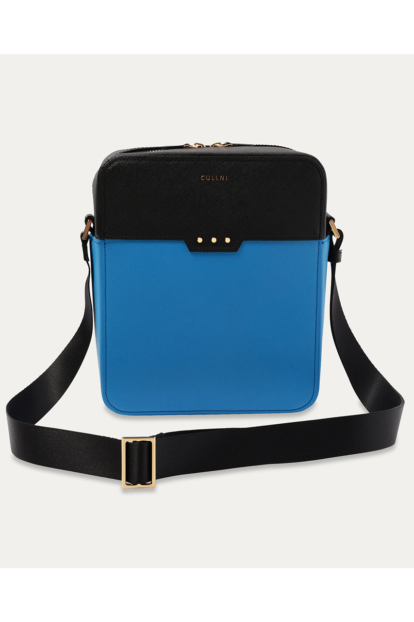 CULLNI 【UNISEX】Square Leather ショルダーバッグ (アジュール, ONESIZE) クルニ ELLE SHOP CULLNI 【UNISEX】Square Leather ショルダーバッグ (アジュール, ONESIZE) クルニ ELLE SHOP