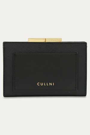 ✨極美品✨　CULLNI クルニ　二つ折り財布 グレー/ブラック　箱　巾着袋付 ✨極美品✨ CULLNI クルニ 二つ折り財布 グレー/ブラック 箱