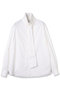 【UNISEX】ハイカウントブロード ボウタイシャツ クルニ/CULLNI ホワイト