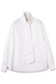 cullni クルニ リボン タイ ボウタイ シャツ ホワイト 別注 BOWTIE SHIRTS（シャツ/ブラウス）｜CULLNI（クルニ）の